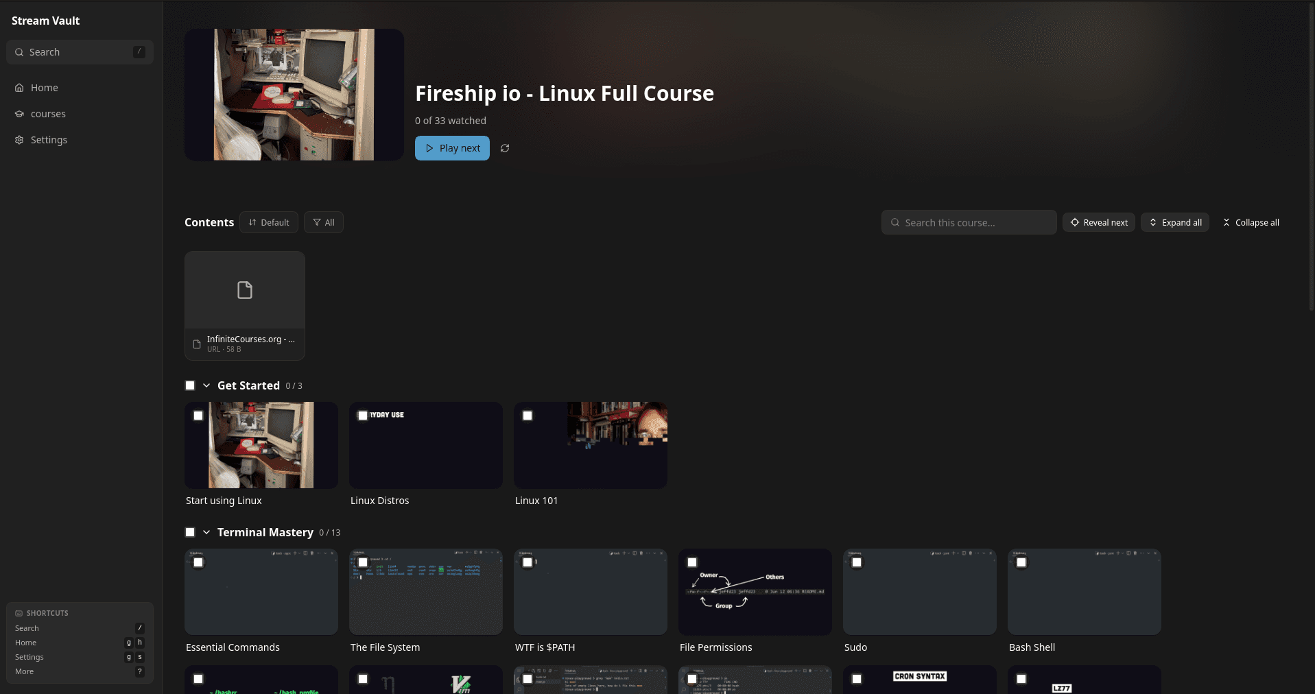 Stream Vault